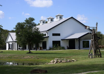 Sunny day at the farmhouse.