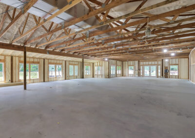 Lone Star Hall windows under construction photo