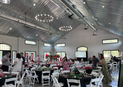 Banquet photo inside San Jacinto Hall